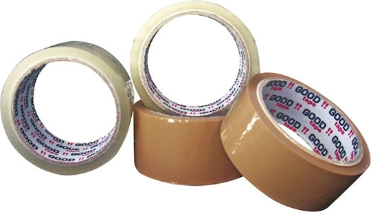 Logo Ταινία Συσκευασίας Good 36mm x 50m σε Καφέ Χρώμα 8τμχ