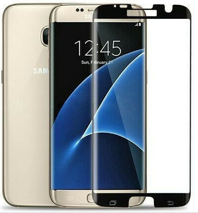 Full Glue Full Face Tempered Glass Black (Galaxy S7 Edge)