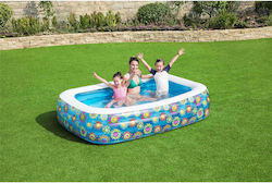 vidaXL Children's Pool PVC Inflatable 229x152x56cm