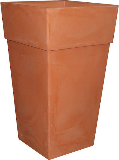 Bama Γλάστρα Πλαστική Κεραμιδί 50x50x87.5εκ.