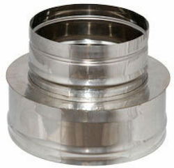 Technometal Chimney Reducers Inox 130mm