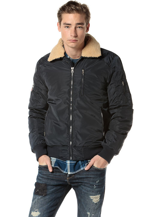 Devergo Herren Winter Jacke Lässig Black