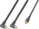 Power Dynamics Kabel 2x RCA-Stecker - RCA-Buchse 0.3m CALIN241