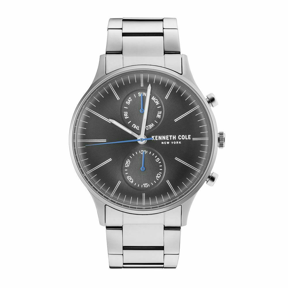 Kenneth Cole Dress Watch Battery with Gray Metal Bracelet