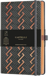 Castelli Milano Notizbuch Geregelt mit Gummiban...