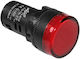 Placă Φ22 LED Indicator luminos 230V Roșu 1buc 5910101012388