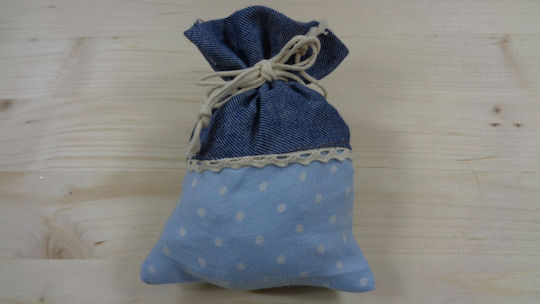 Christening Favor in Pouch Made of Fabric 12 Pieces 11x11cm