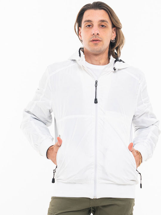 Beltipo Men's Winter Jacket Waterproof White
