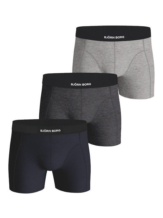 Björn Borg Bjorn Borg Ανδρικά Μποξεράκια Multicolor 3Pack