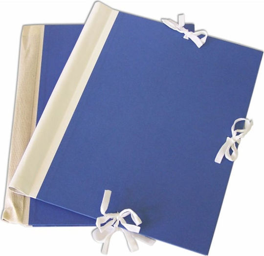 Folder with Ribbon and Ears for Paper A4 Folder