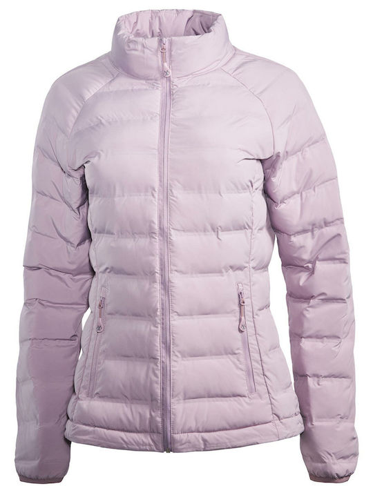 Brille Women's Short Puffer Jacket for Winter Pink.