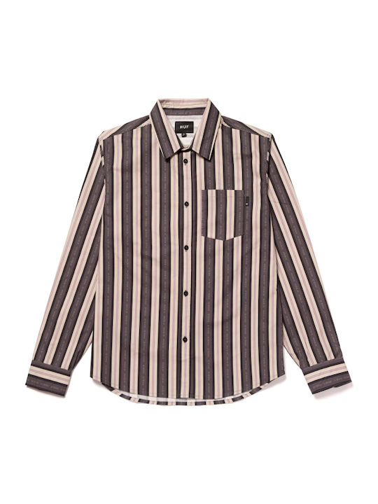 HUF Fuck It Stripe Long-sleeved Shirt Striped S...