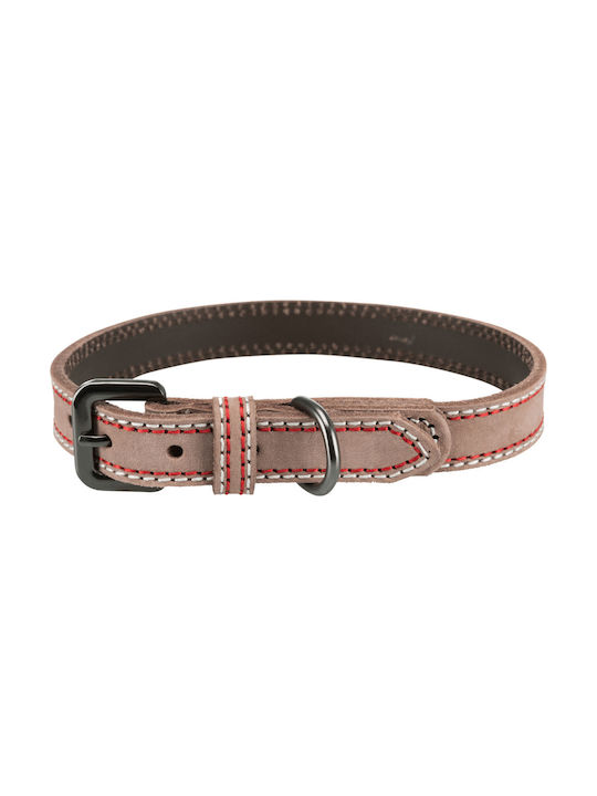 Trixie Native Κολάρο Σκύλου Δερμάτινο σε Μπεζ χρώμα Medium 20mm x 36 - 43cm