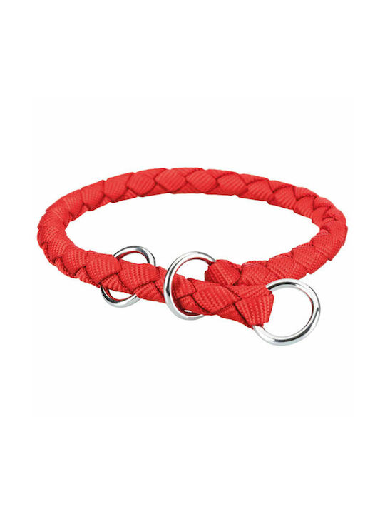Trixie Semi Cavo Extra Кожен ошийник за куче Верига в Червен цвят Small 12мм