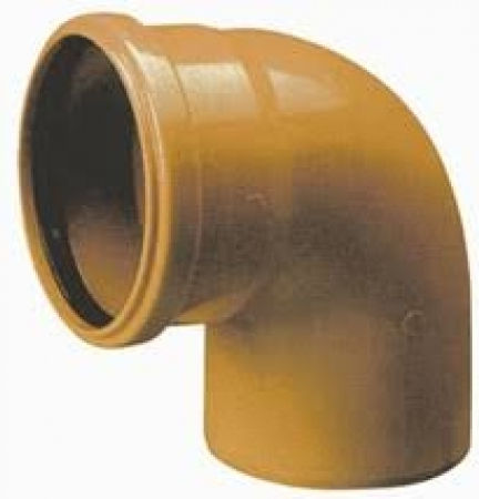 KymaSol Γωνία Σωλήνα PVC Αρσενικό 125mm 017.01.340125