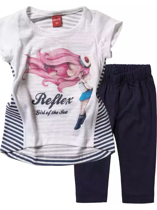 Kinder-Set mit Leggings Sommer 2Stück Blue