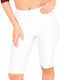 Women's Legging Shorts White