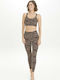 Schulung Frauen Lang Leggings Multicolor