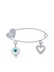Xrisokosmima Child Safety Pin made of White Gold 9K