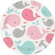Creative Converting lil'spout Pink Party Plate 8 Pieces