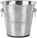 Champagners simple Inox cu dimensiunile 22x22x21cm