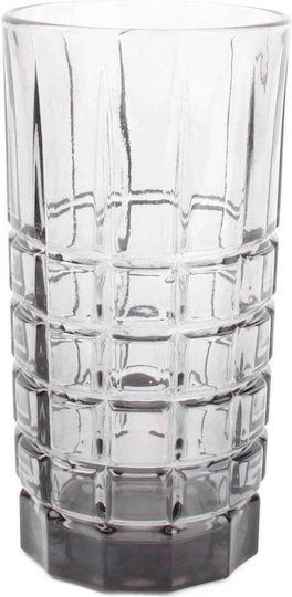 Salt & Pepper Victoria Σετ Ποτήρια Νερού Γυάλινα Γκρι 390ml 4τμχ