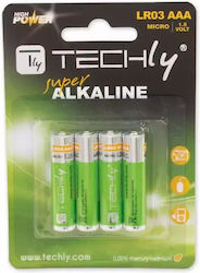 Techly AAA 1.5V 4τμχ IBT-KAL-LR03T