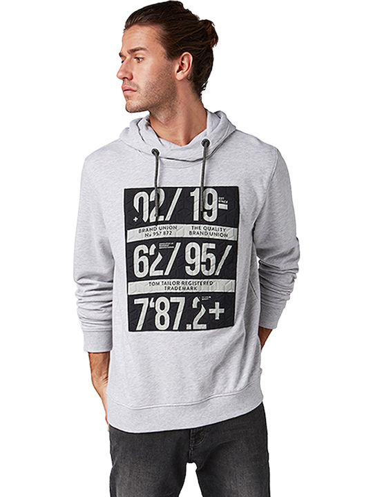 Φούτερ 12395/GREY SHALLOW MELANGE
