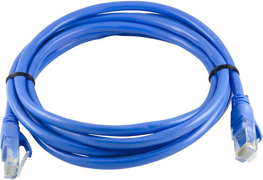 U/UTP Cat.6 (Gigabit) Καλώδιο Δικτύου Ethernet 3m Μπλε