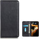 Mad Mask Wallet Piele Negru (Huawei P Smart 2021)