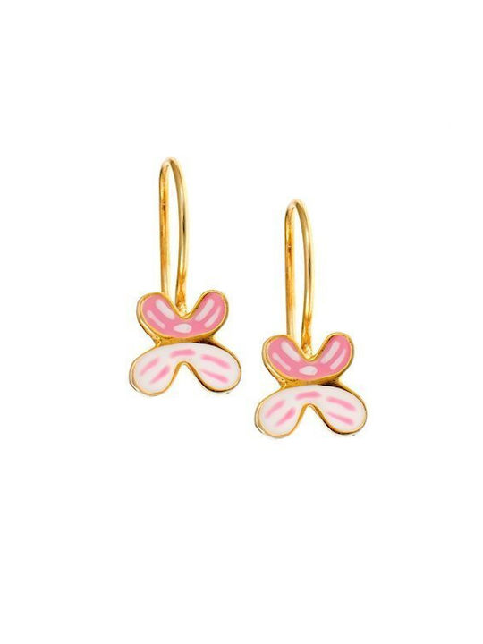 Paraxenies Gold Plated Kids Earrings Studs made of Silver