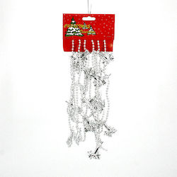 Marhome Weihnachtsgirlande Silber