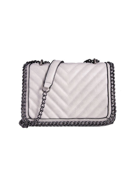 V-store Din piele Geantă de damă Crossbody Gri