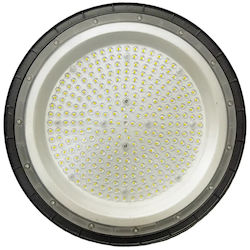 Atman Commercial Bell Light 200W Natural White 20000lm with Built-in LED White Ø36xH3cm Atman Commercial Bell Light 200W Natural White 20000lm with Built-in LED White Ø36xH3cm