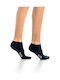 Inizio Women's Solid Color Socks BLUE