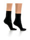 Inizio Women's Solid Color Socks BLACK