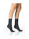 Inizio Women's Solid Color Socks Charcoal