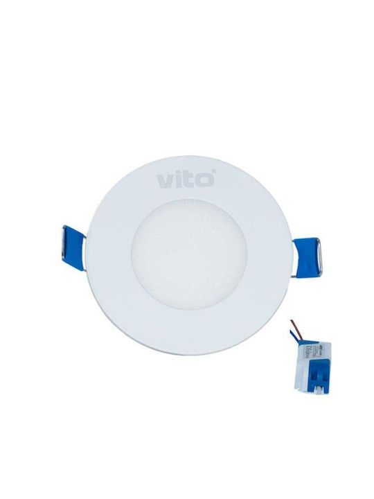 Vito Outdoor Ceiling Light with Integrated LED in White Color 2022360 Vito Outdoor Ceiling Light with Integrated LED in White Color 2022360