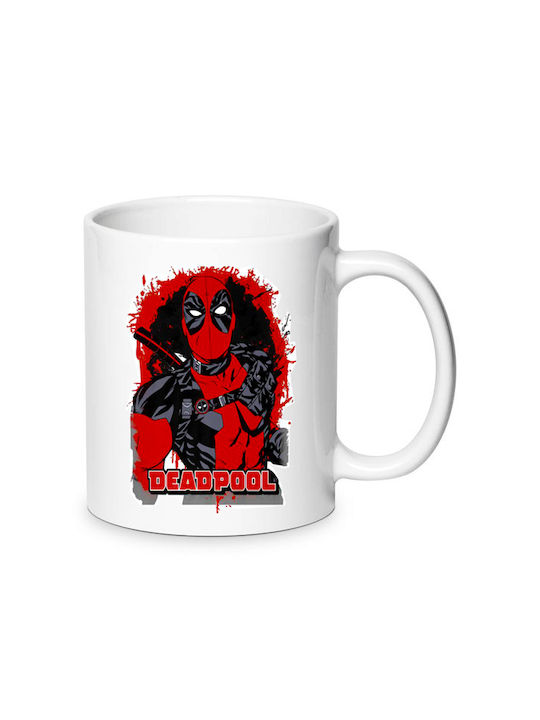 Deadpool Ceramic Cup White 330ml