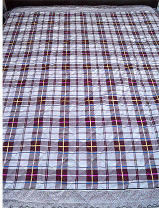 VS Home Tagesdecke Anderthalbbetten aus Polyester Gray 190x206cm