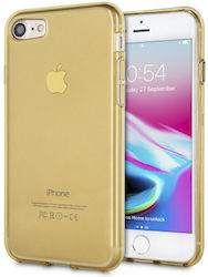 Olixar Flexishield Back Cover Σιλικόνης Χρυσό (iPhone 8/7)