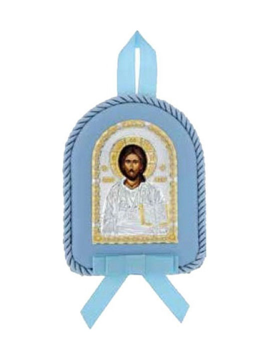 Saint Icon Kids Talisman with Jesus Christ from Silver ΑΠΦ0133