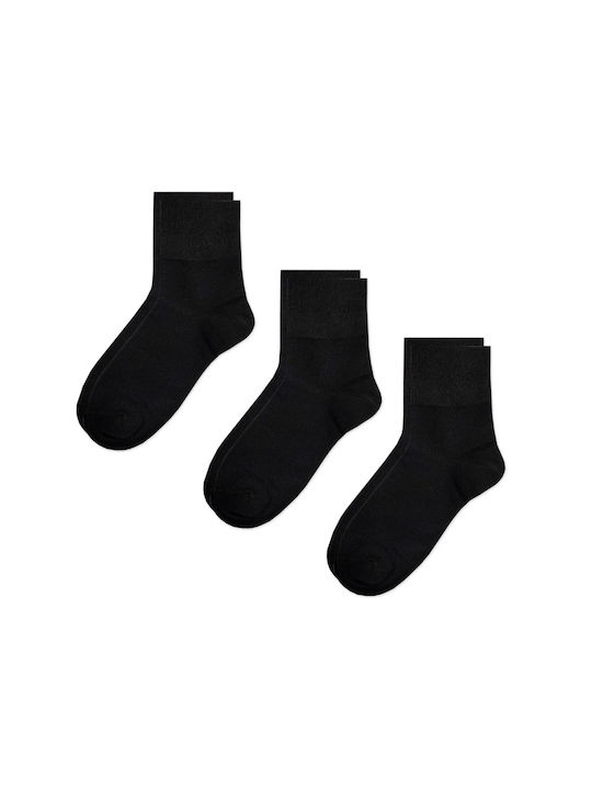 YTLI Men's Socks Black 3Pack