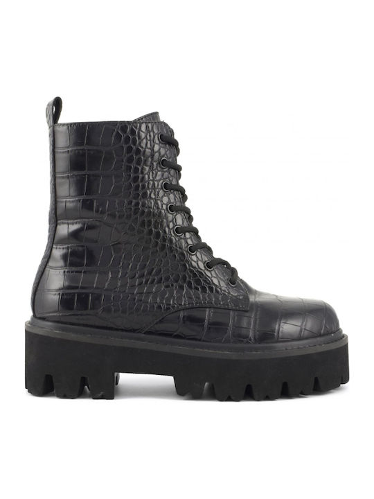 Stiefeletten Damen Schwarz