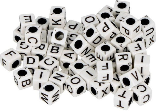 Artemio Abc Craft Beads White 300pcs 6mm