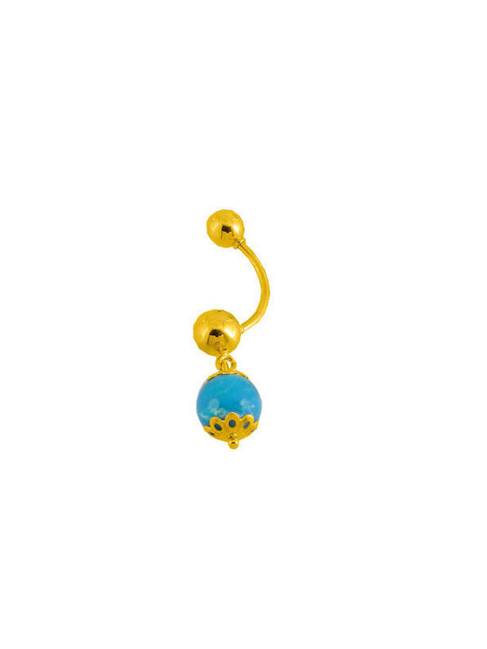 Single Earring made of Gold 14K