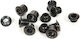 Truvativ Βίδες 4-ARM Triple Steel/Steel Black