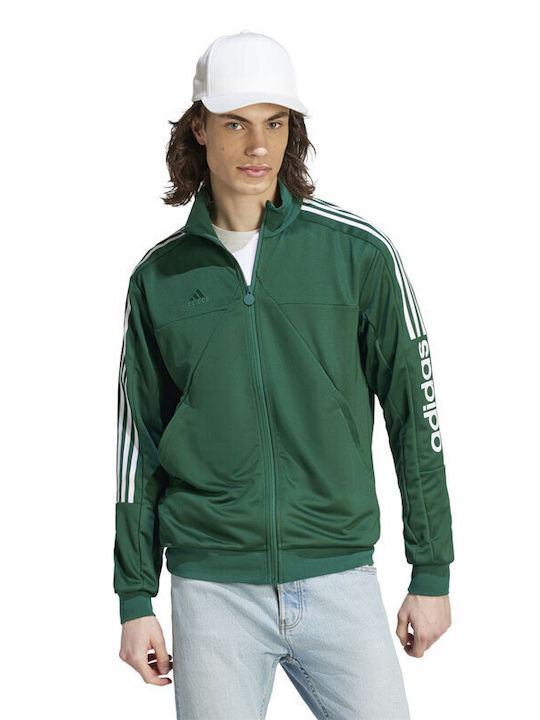 Adidas Tiro Jachetă cu fermoar pentru bărbați cu buzunare Collegiate Green