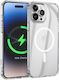 Hoco Airbag Back Cover Σιλικόνης 2mm Μαγνητικό Διάφανο (iPhone 15 Pro Max)