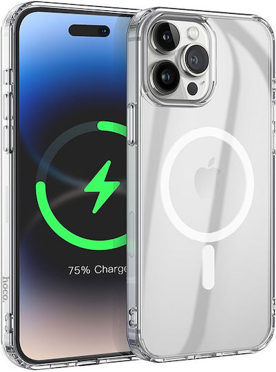 Hoco Airbag Back Cover Σιλικόνης 2mm Μαγνητικό Διάφανο (iPhone 15 Pro Max)